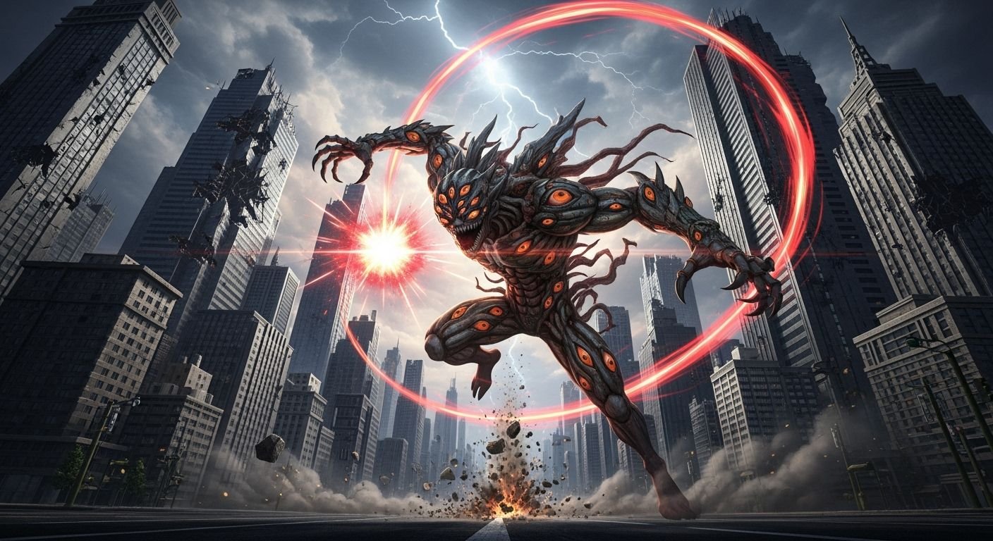 One punch man background image 6