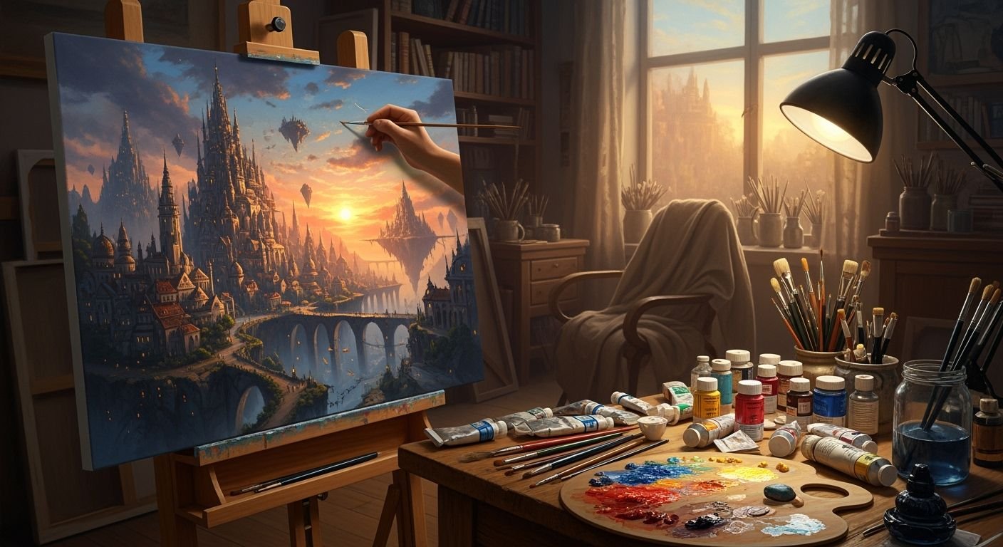 Painting a background image