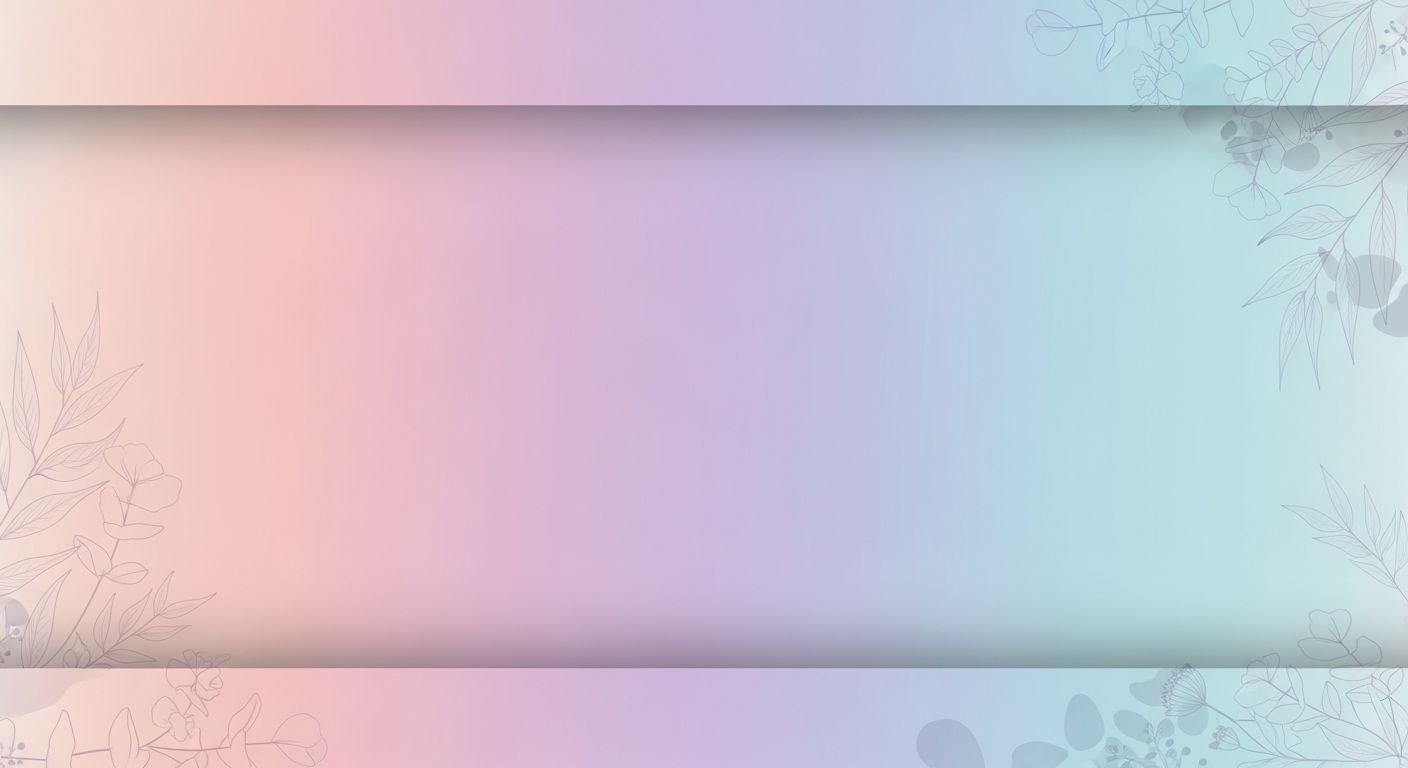 Pastel colored background with a floral