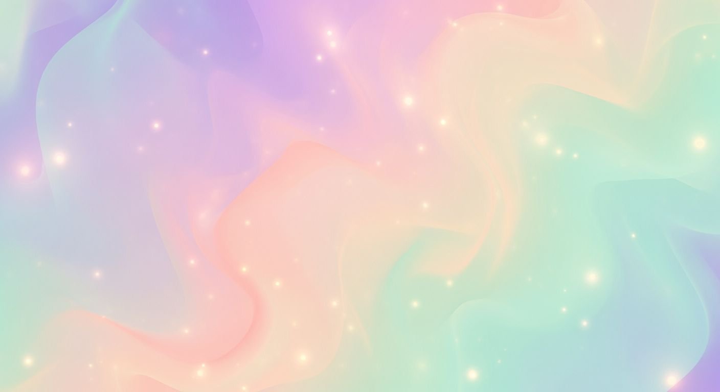 Pastel colored background with stars and