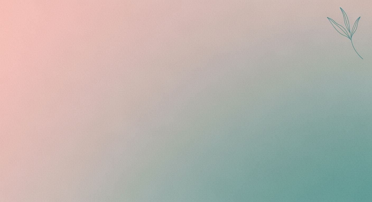 Pink and blue background with a 21