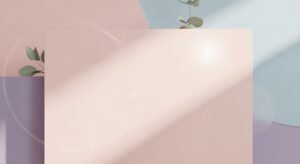 Pink and blue background with a 26