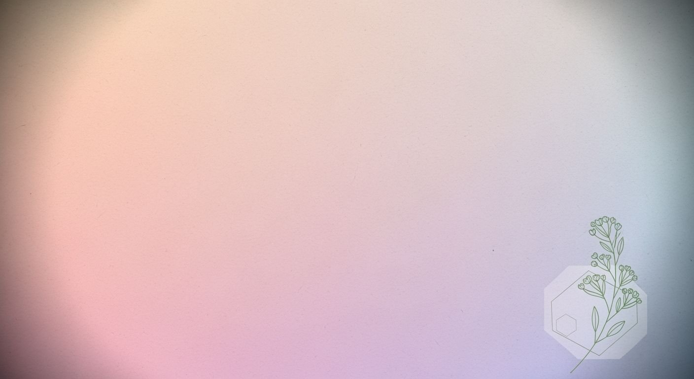 Pink and blue background with a 52
