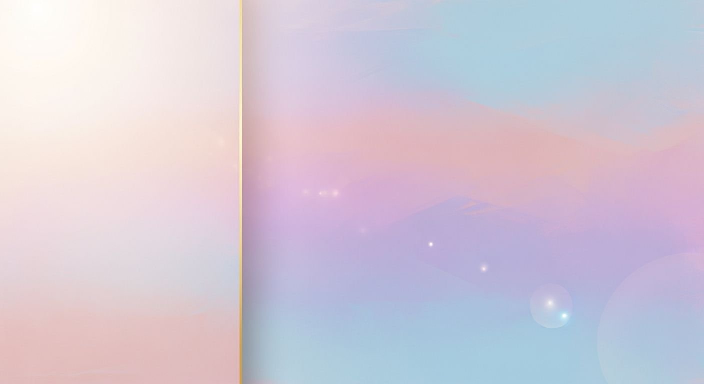 Pink and blue background with a 66