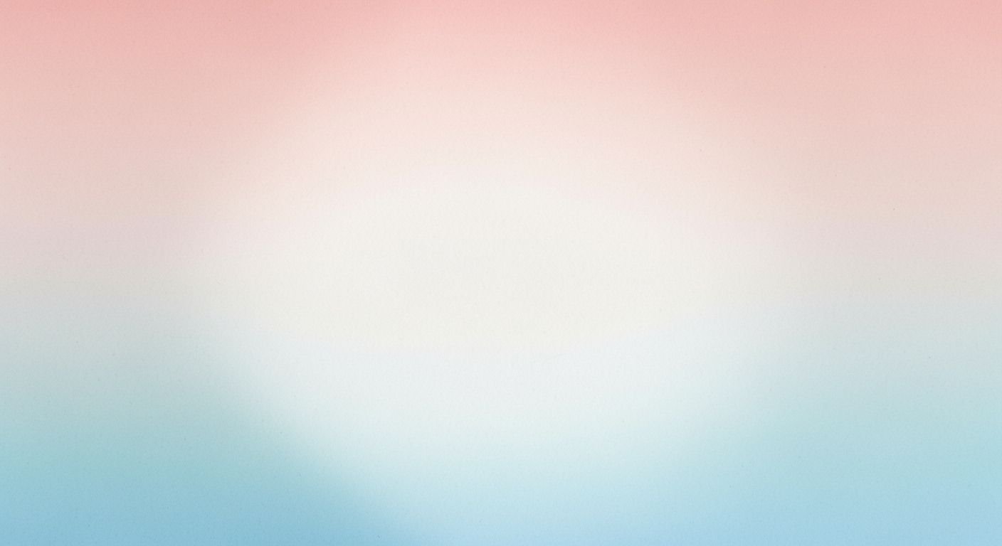 Pink and blue background with a 67