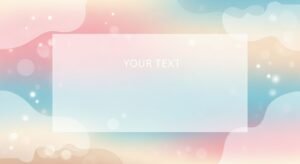 Pink and blue background with a 69