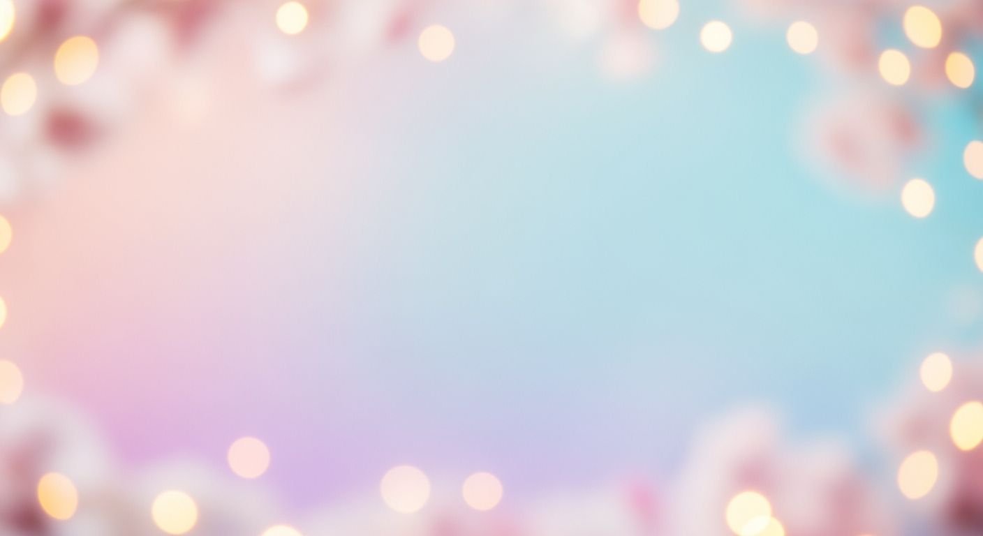 Pink and blue background with bokeh 219