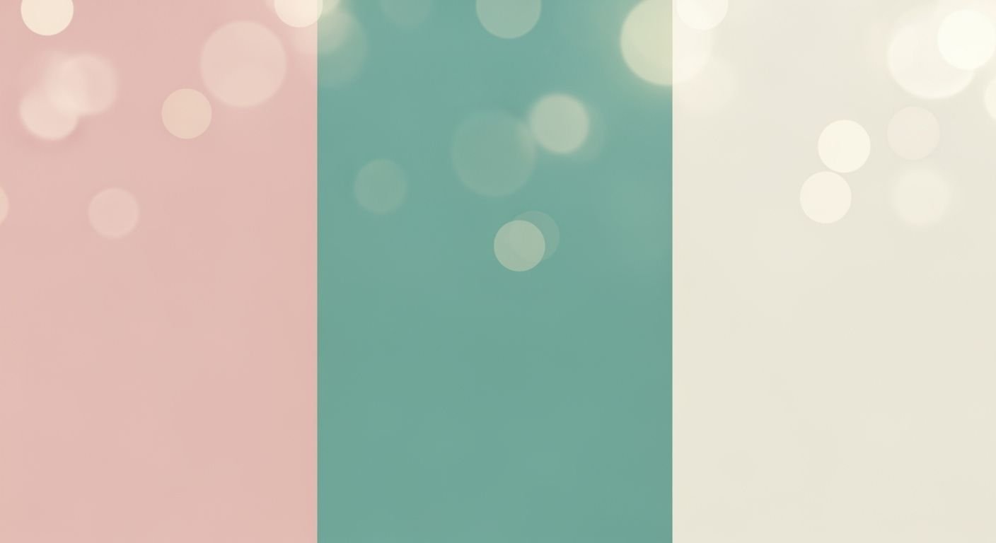 Pink and blue background with bokeh 25