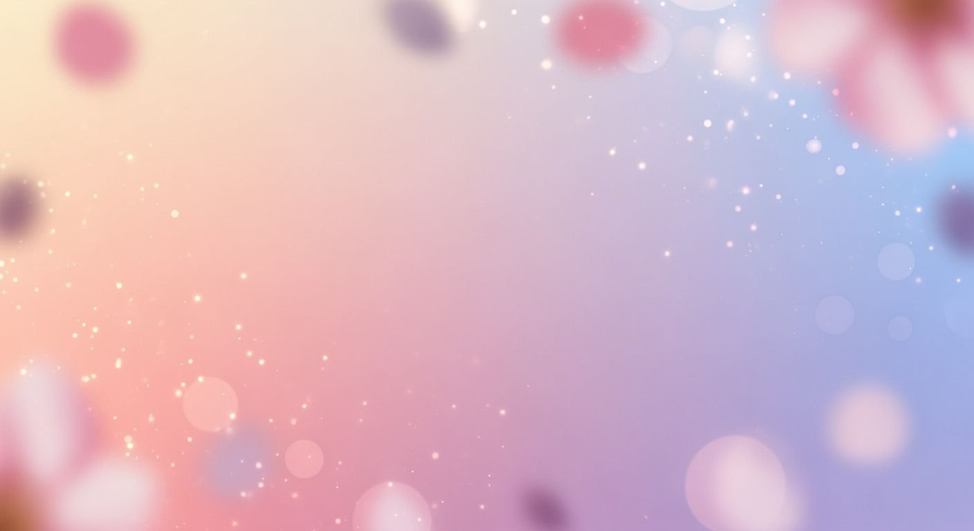 Pink and blue background with bokeh 82