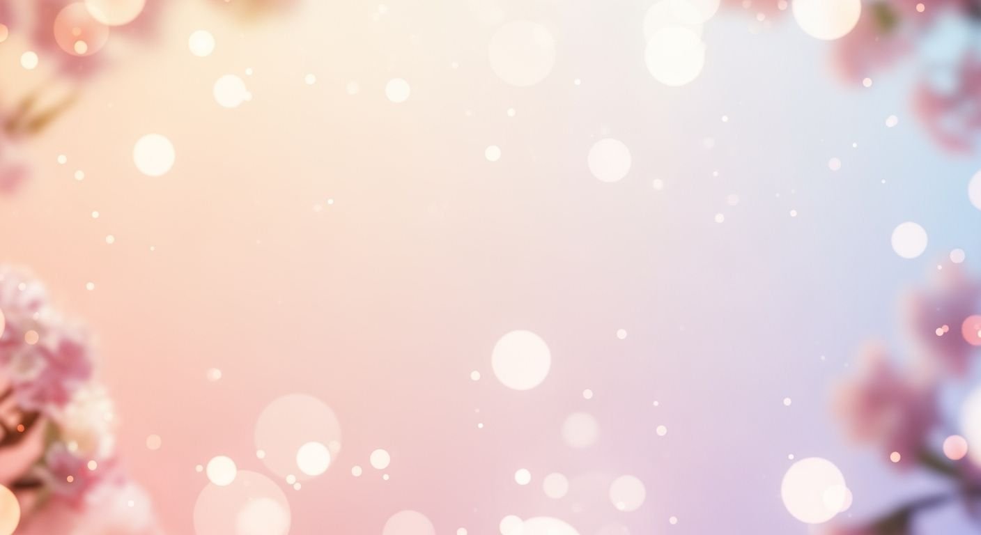 Pink and blue background with cherry 3