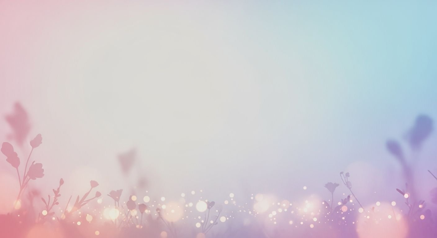 Pink and blue background with flowers 11