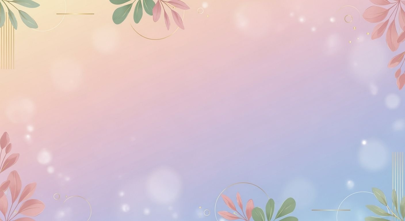 Pink and blue background with flowers 20