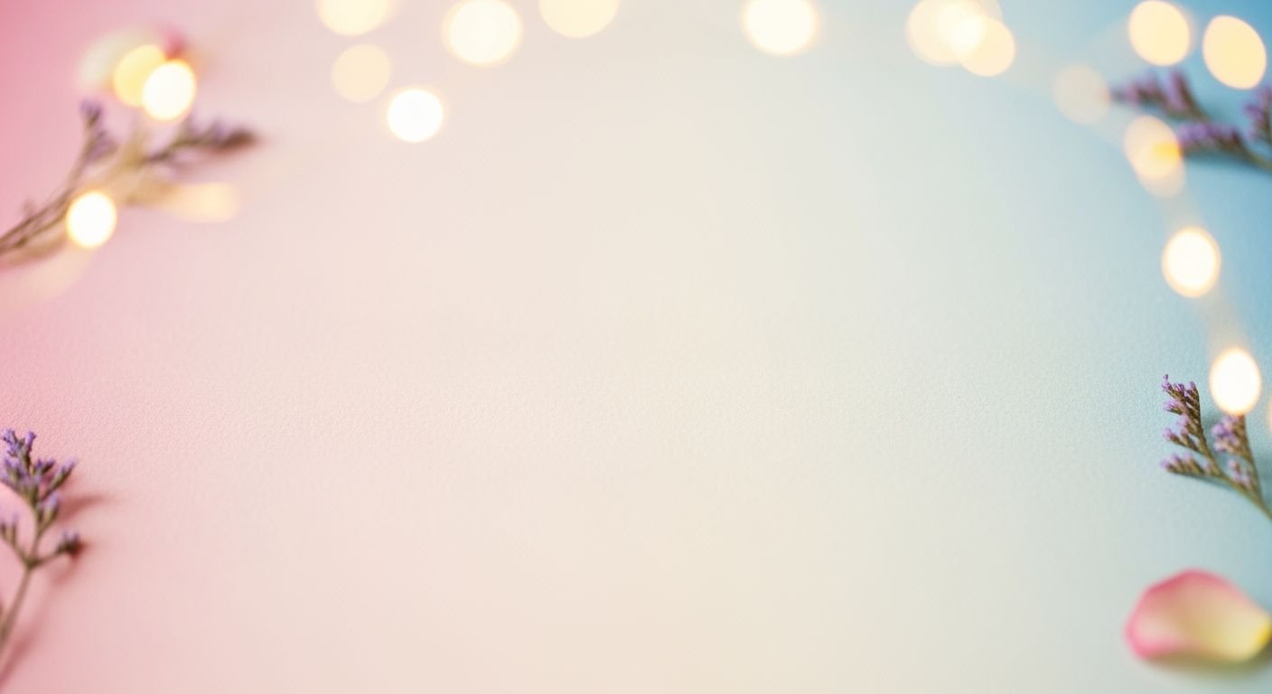 Pink and blue background with flowers 9