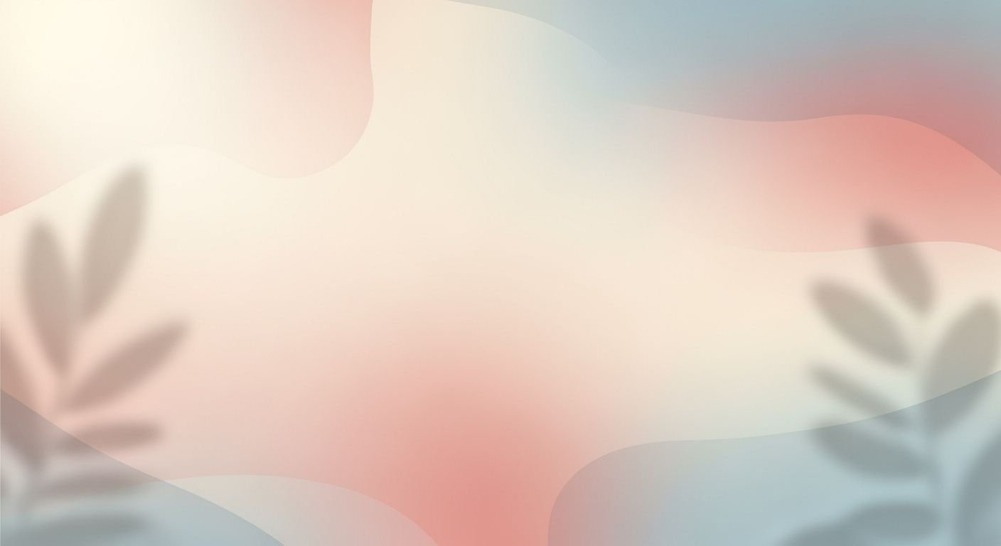 Pink and blue background with leaves 4