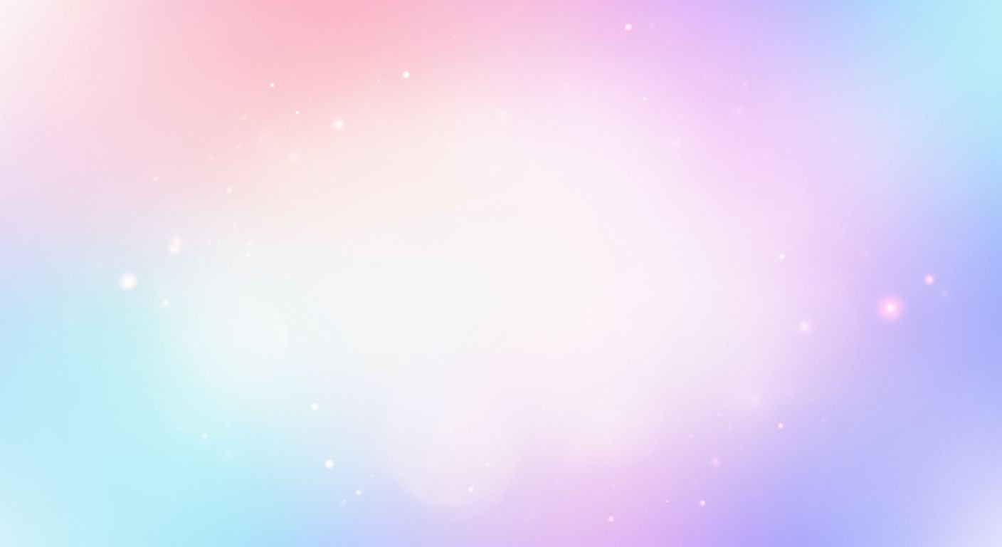 Pink and blue background with stars
