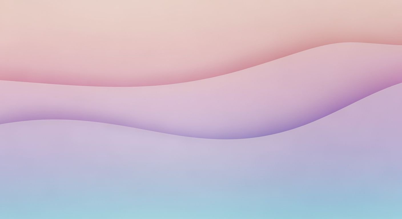Pink and blue background with wavy 3