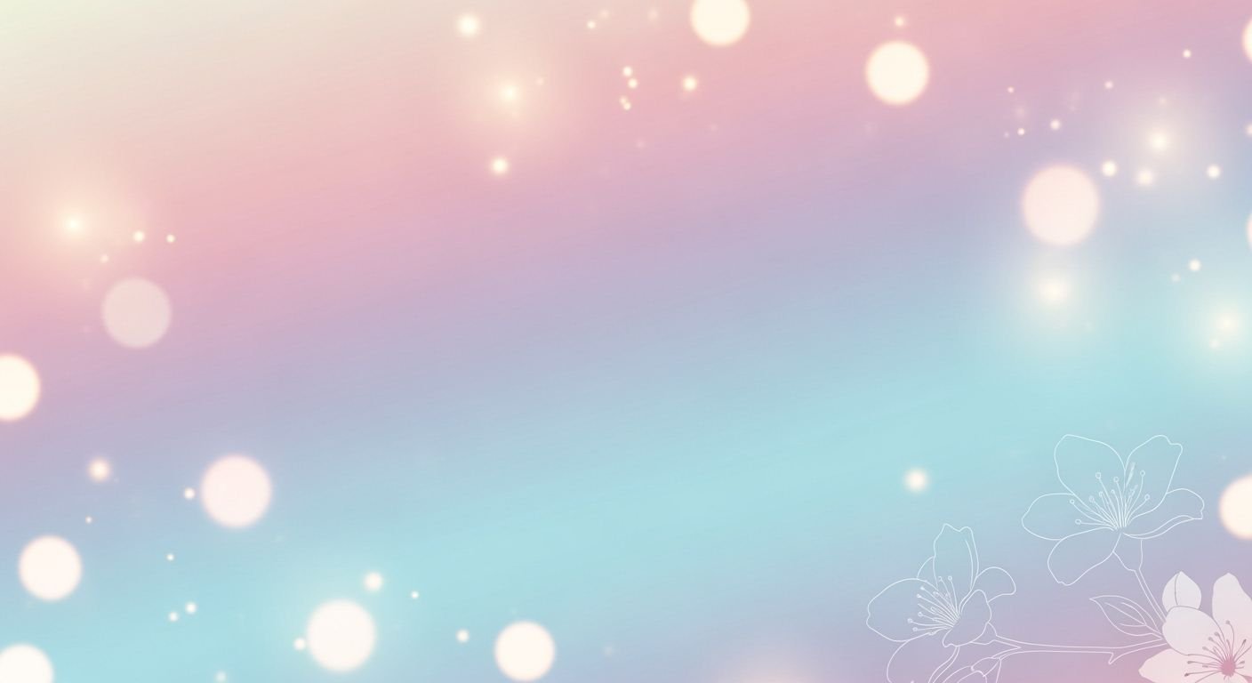 Pink and blue background with white 12