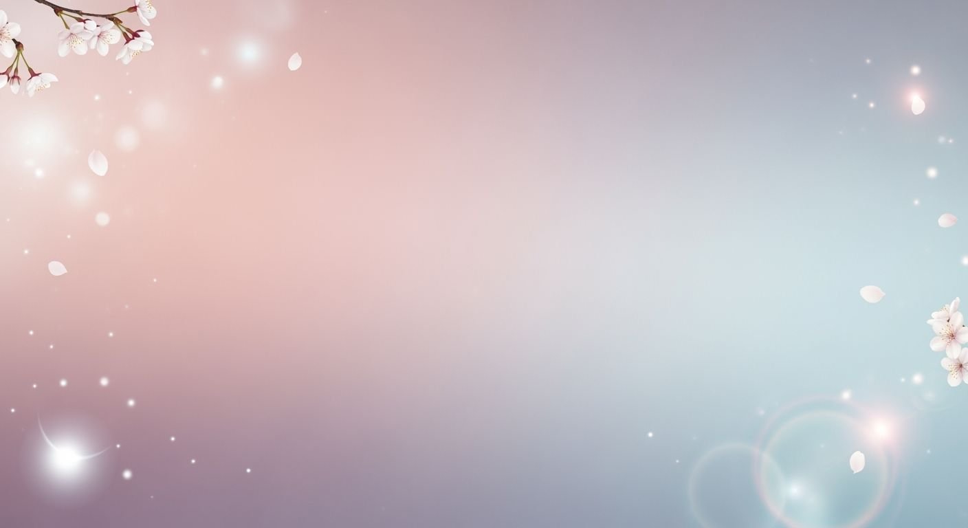 Pink and blue background with white 8