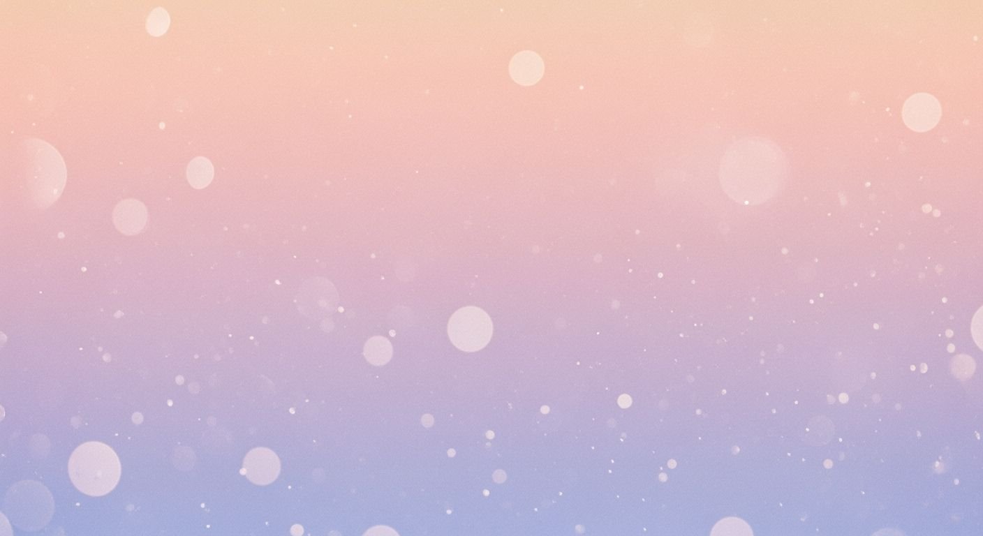 Pink and blue background with white 9