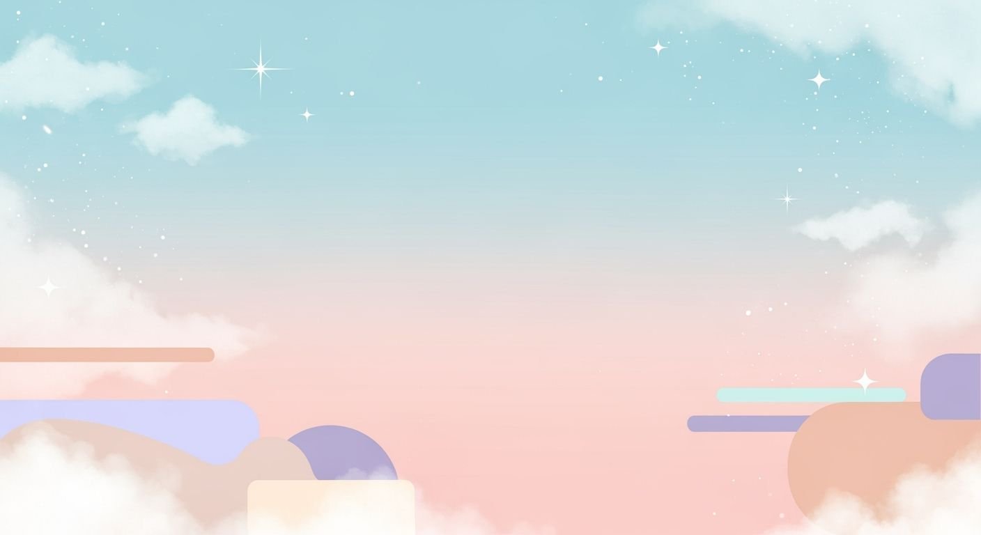 Pink and blue sky with clouds 16