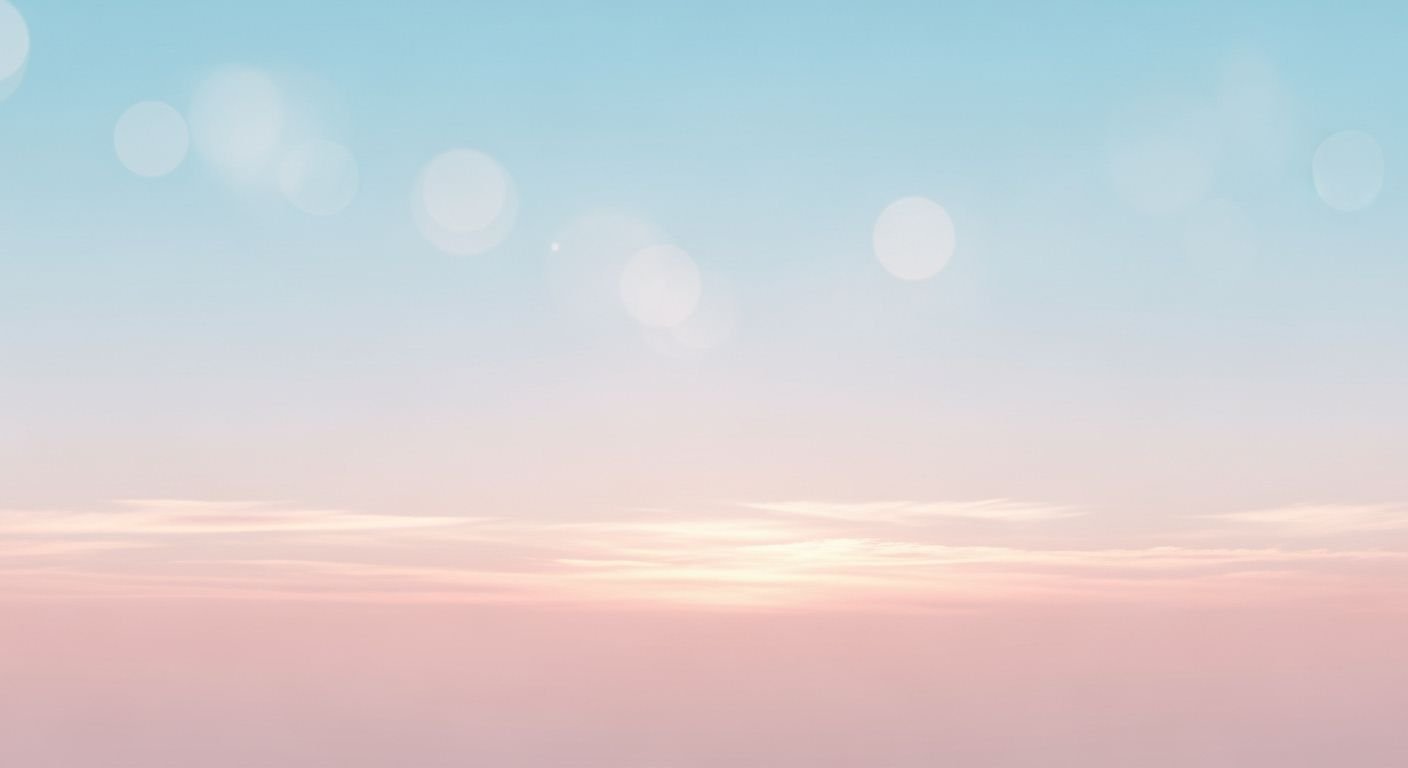 Pink and blue sky with clouds 9