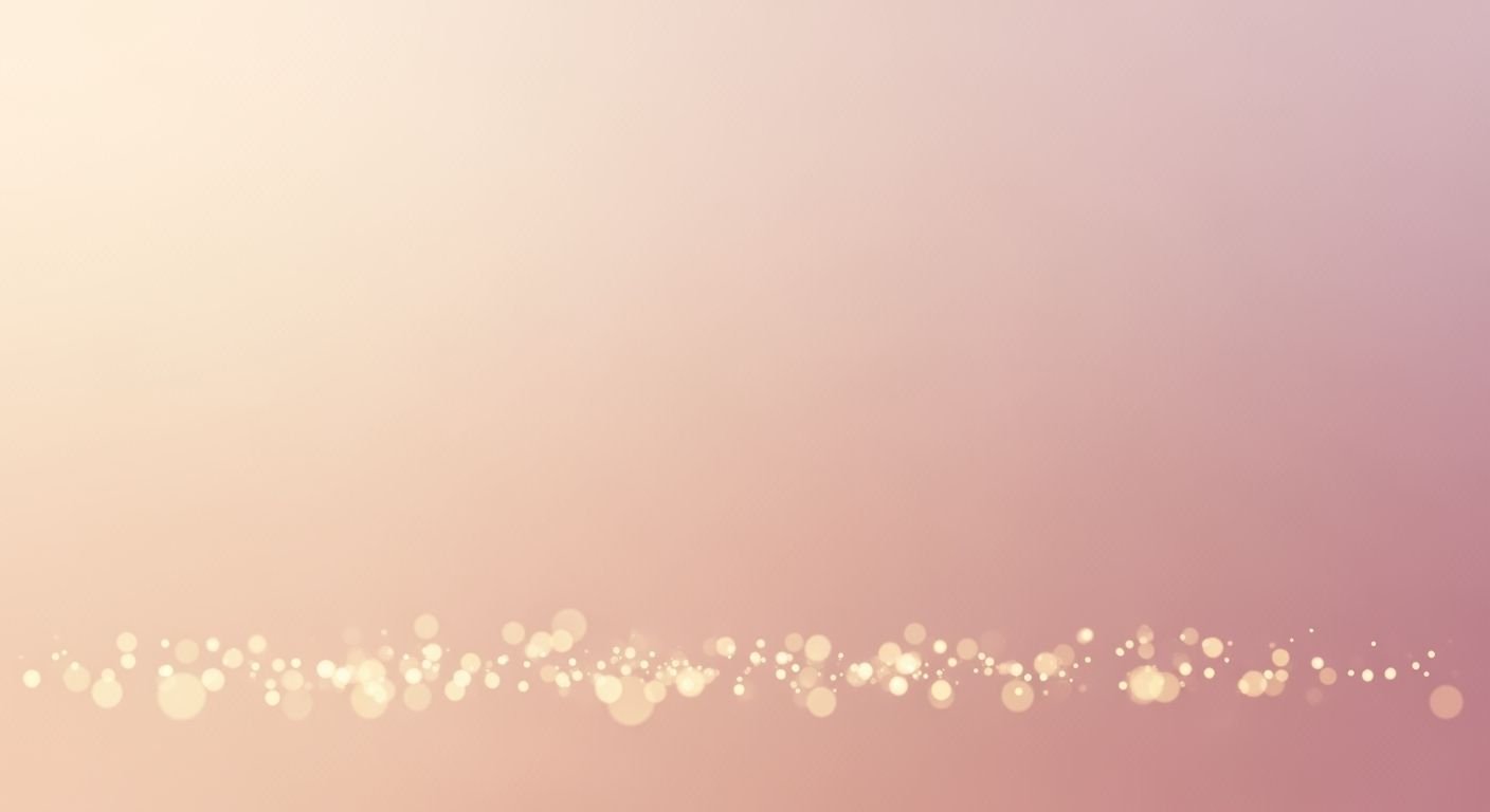 Pink and gold background with bokeh