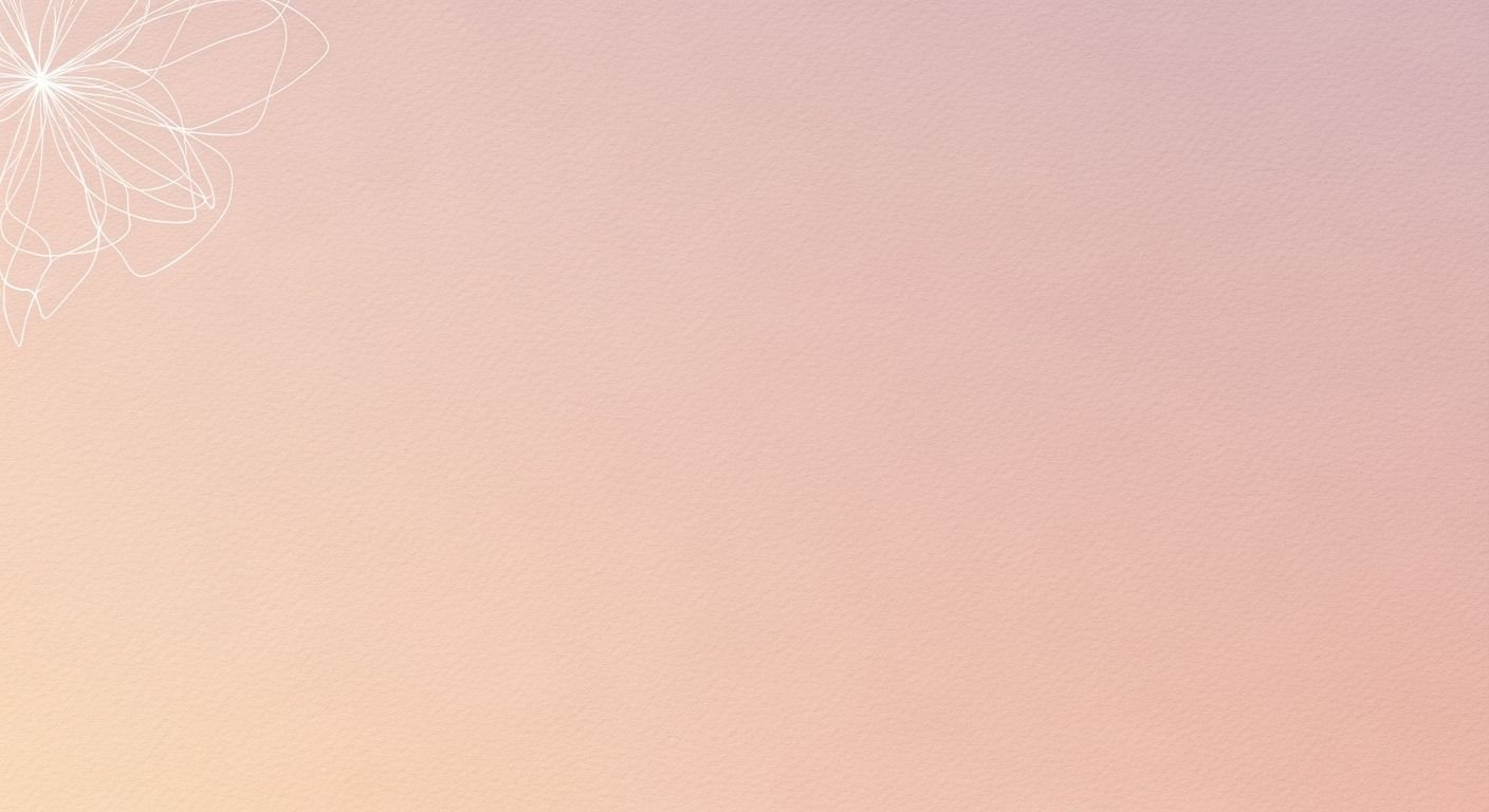 Pink and white background with a 13