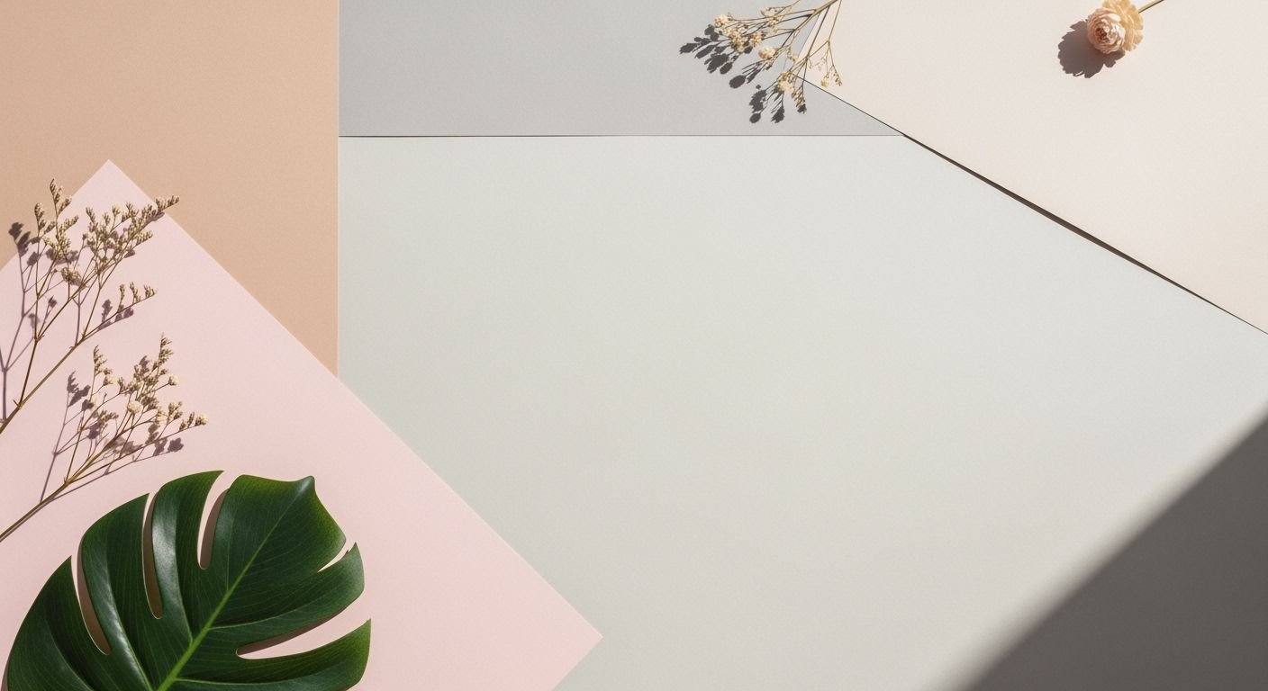 Pink and white background with a 21