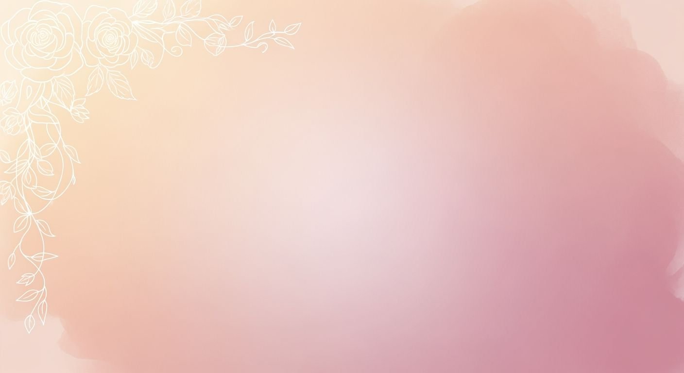 Pink and white background with a 45