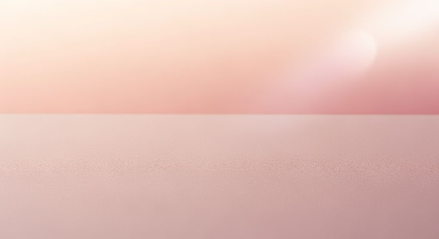 Pink and white background with a 7