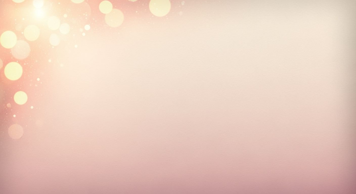 Pink and white background with bokeh
