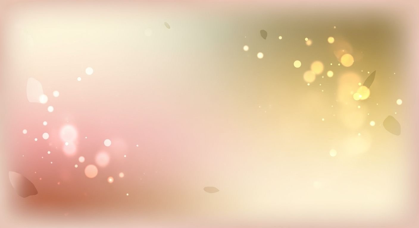 Pink and yellow background with bokeh