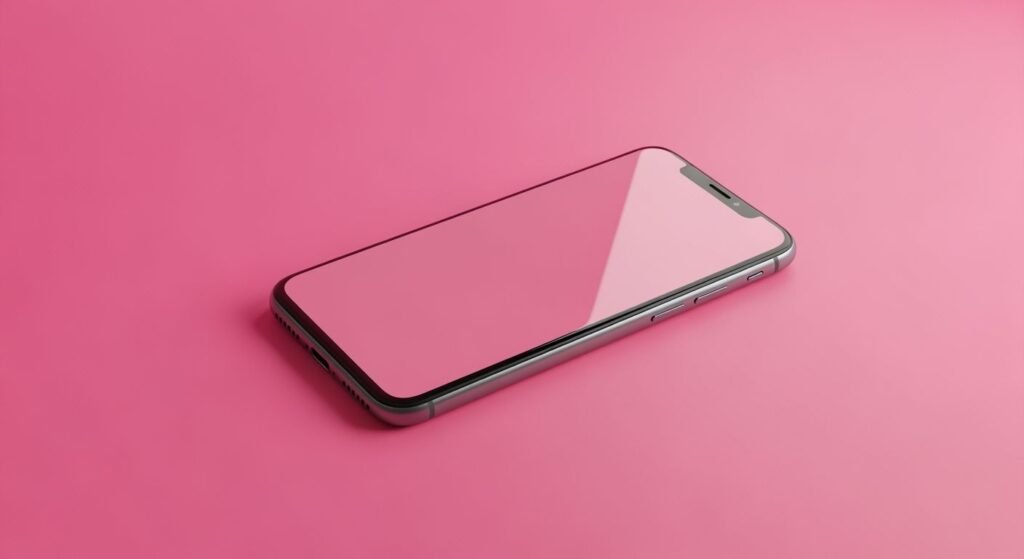 Pink background phone image 2