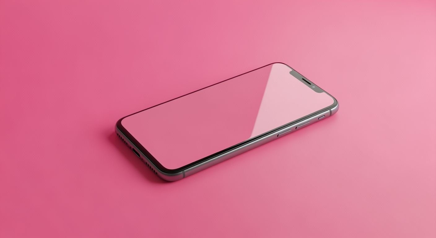 Pink background phone image 2