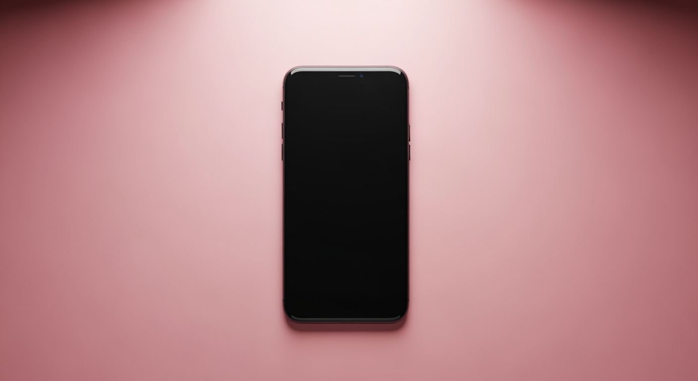 Pink background phone image 4
