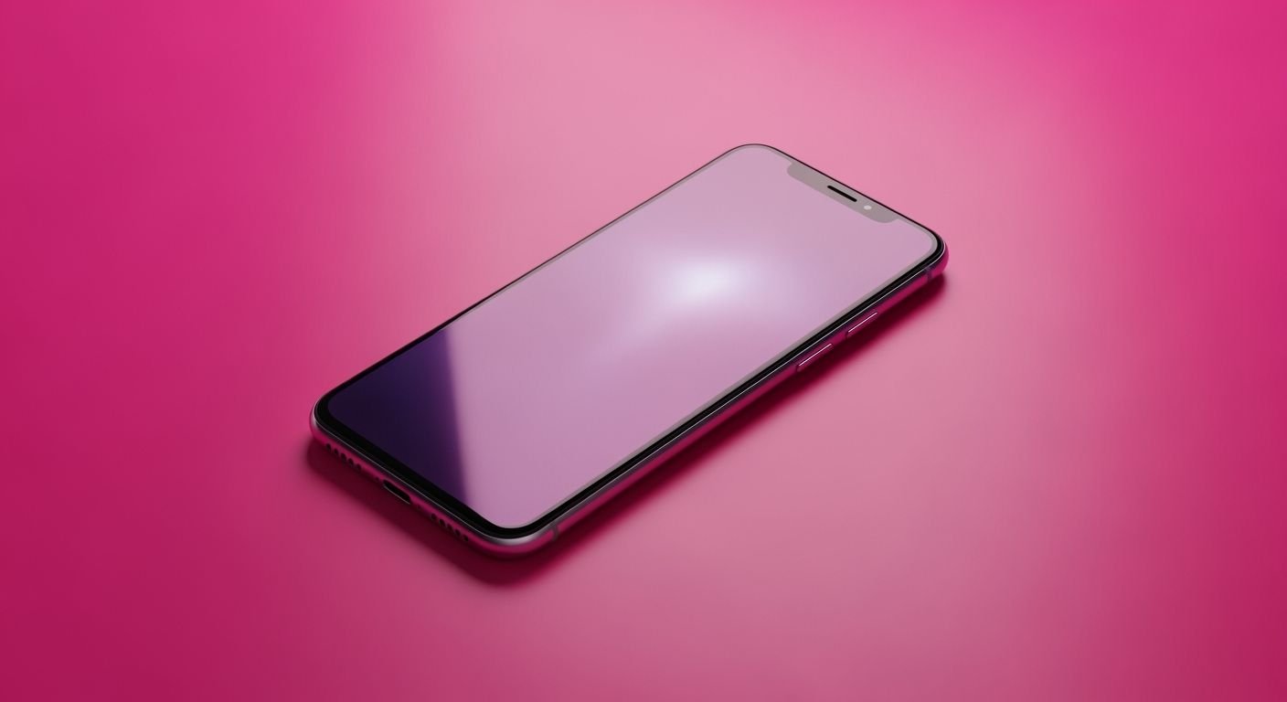 Pink background phone image