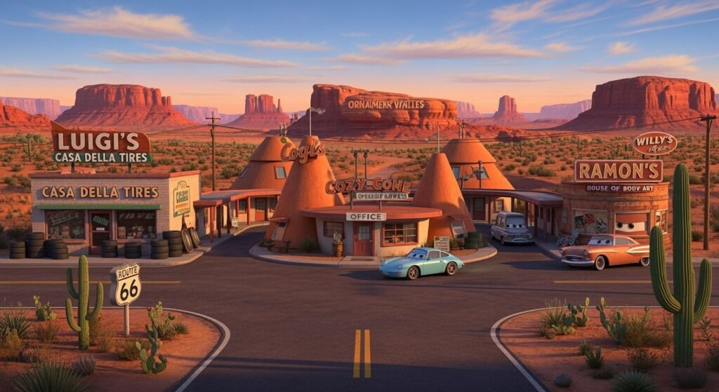 Pixar cars background image 4