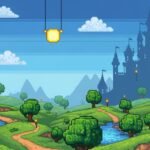 Pixel art background image 3