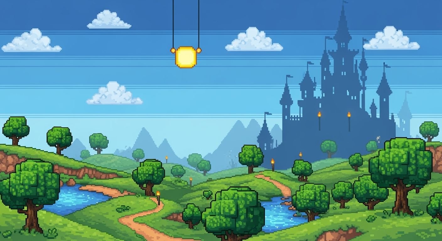 Pixel art background image 3