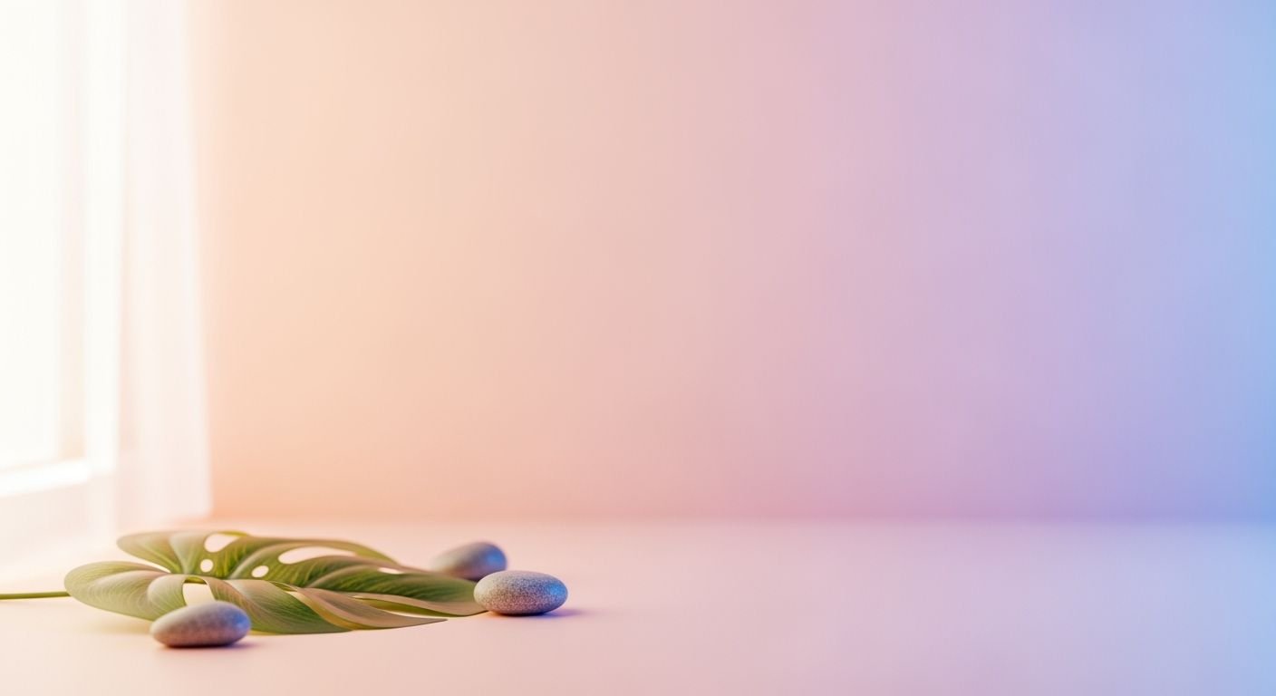 Plant and two eggs on a