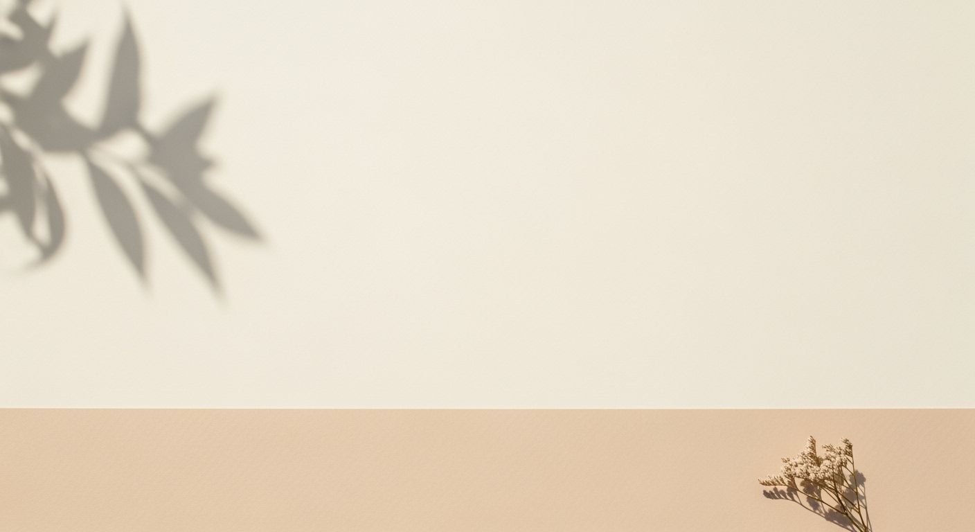 Plant with a shadow of a