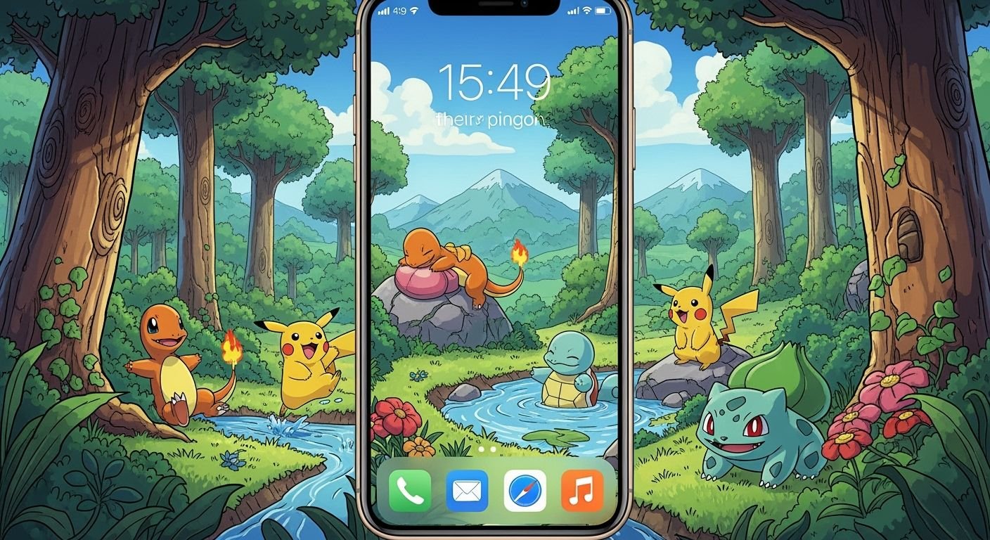 Pokemon background iphone image 12