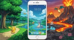 Pokemon background iphone image