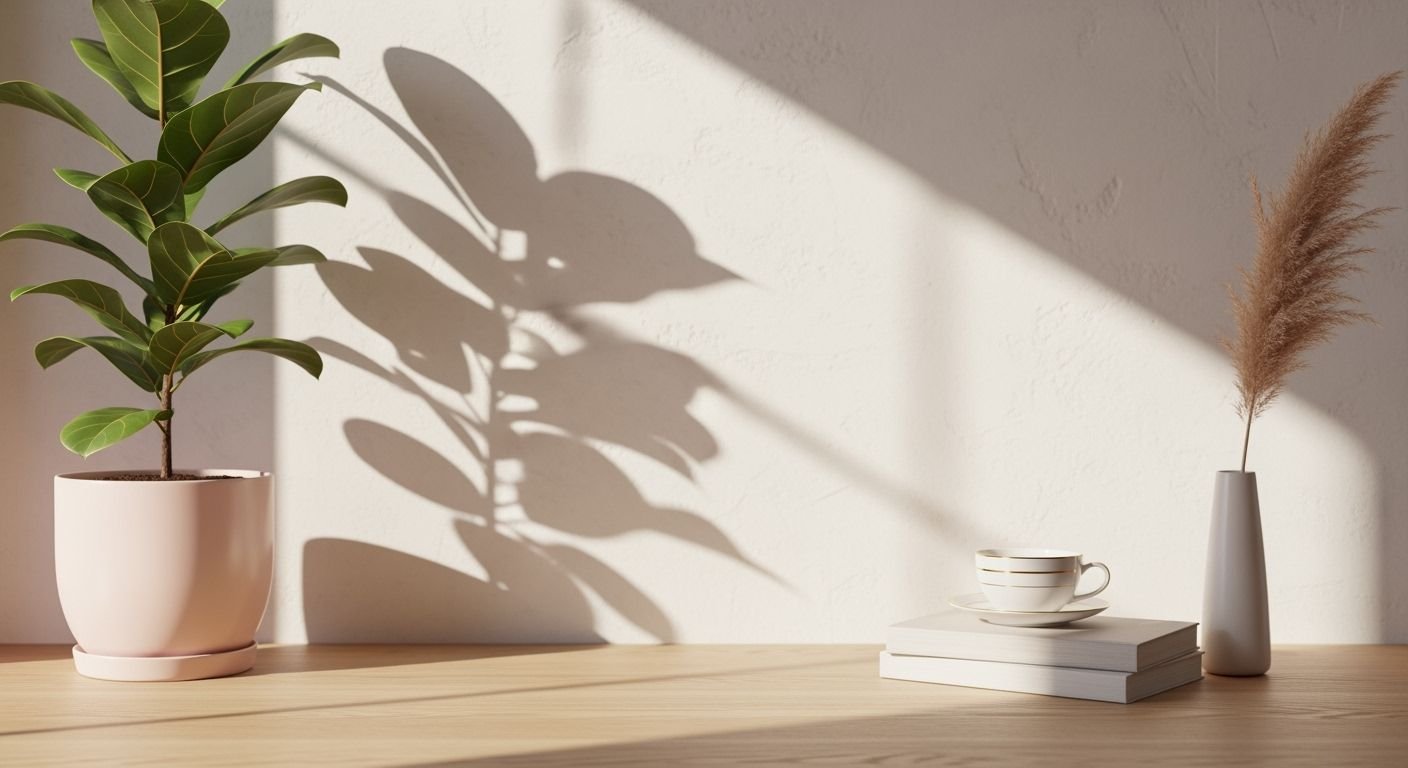 Potted plant sitting on top of 9