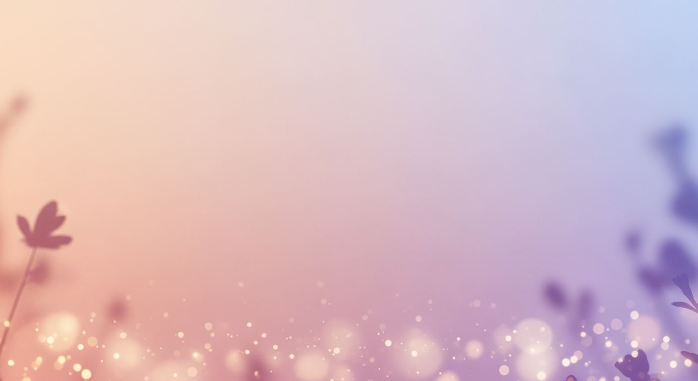 Purple and blue background with flowers 3
