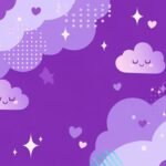 Purple cute background image