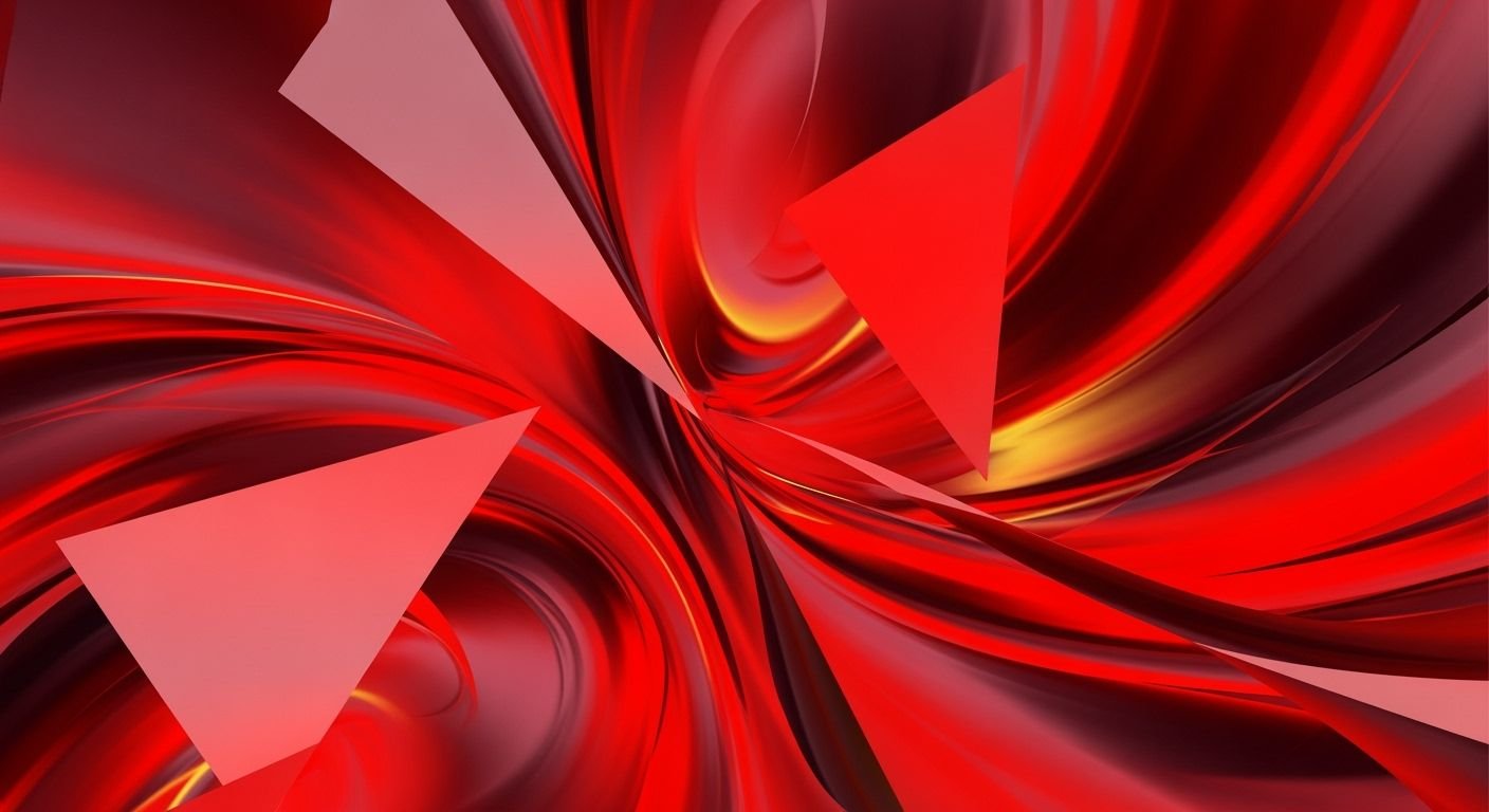 Red abstract background image 4