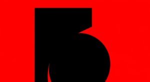 Red background with black image