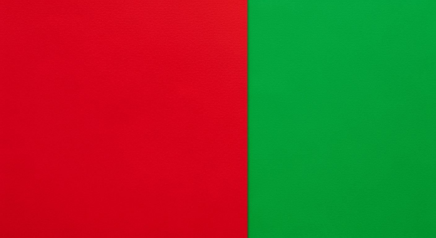 Red green background image