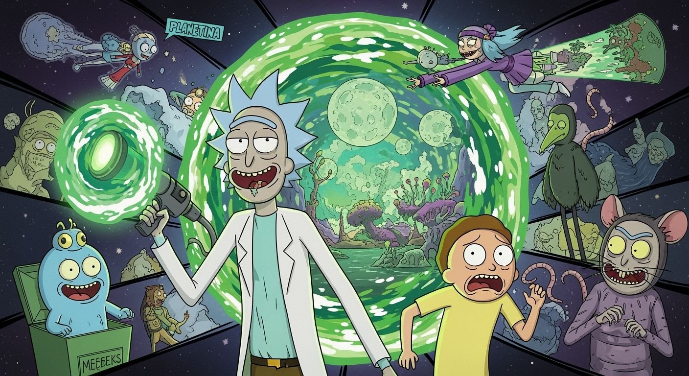 Rick and morty desktop background image 10